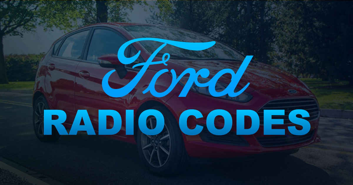 Ford V Series Radio Decoder Download